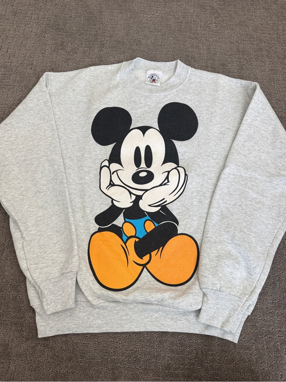 Gray Mickey Mouse Graphic Sweatshirt - Mickey & Co.